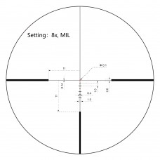 Оптический прицел Vector Optics Continental x8 1-8x24i SFP ED Fiber LPVO модель sn_SCOC-45 от Vector Optics