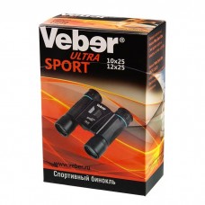 Бинокль Veber Ultra Sport БН 12x25 черный модель vb_22297 от Veber