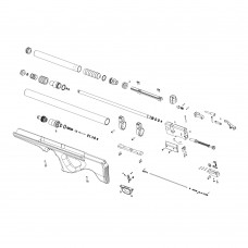 Винтовка пневматическая STRIKE ONE B028 кал.4,5mm (.177) не более 3,0Дж модель vb_27394 от Strike One