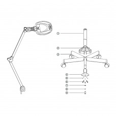 Лупа-лампа Микромед Medic 05 на штативе модель vb_30655 от Микромед