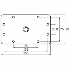Кронштейн KUPO KS-046 3 BABY WALL PLATE модель vb_31582 от KUPO