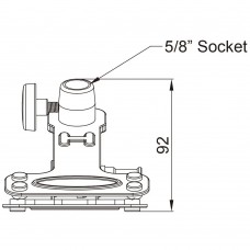 Зажим KUPO KCP-360B ALLI CLAMP модель vb_32386 от KUPO