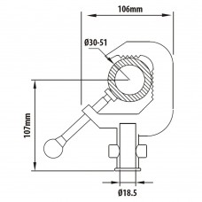 Зажим KUPO C-05 ALUMINUM ALLOY CLAMP Зажим KUPO C-05 ALUMINUM ALLOY CLAMP модель vb_32724 от KUPO