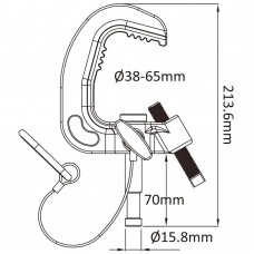 Зажим KUPO C-26 TITAN CLAMP Зажим KUPO C-26 TITAN CLAMP модель vb_32728 от KUPO