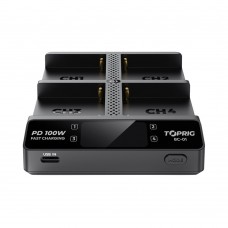 Зарядное устройство Accsoon TOPRIG BC01 4-Bay NP-F модель vb_32848 от Accsoon