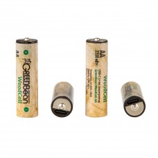 Аккумулятор GreenBean WoodCell AA зарядка USB-C (набор 4 шт)