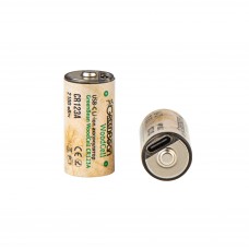 Аккумулятор GreenBean WoodCell CR123A зарядка USB-C (набор 2 шт)