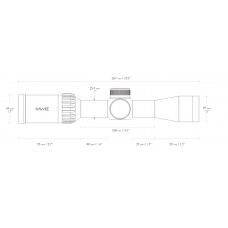 Оптический прицел Hawke Panorama 2-7x32 10x 1/2 Mil Dot (15100) модель 00010383 от Hawke