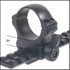 Быстросъемные кольца Recknagel на weaver кольца D34mm, BH 12 мм (57534-1201) средние на рычаге модель 00008063 от Recknagel