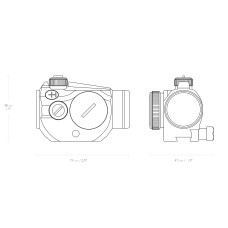 Коллиматорный прицел Hawke RD 1x20 (9-11 мм) (3MOA) 12105 модель 00012022 от Hawke