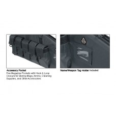 Тактическая сумка-чехол для переноски оружия Leapers Deluxe PVC-DC34В-A 34x12 черная модель 00006781 от Leapers