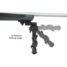 Сошки Leapers UTG 360° для установки на оружие на планку Picatinny TL-BP02-A (регулируемые, фиксация рычагом) высота от 13 до 17см модель 00013792 от Leapers
