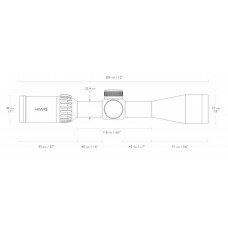 Оптический прицел Hawke Panorama 3-9x40 10x 1/2 Mil Dot (15110) модель 00010382 от Hawke