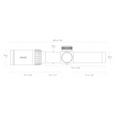 Оптический прицел Hawke Endurance 30 1-4x24 L4A Dot (16200) модель 00010388 от Hawke