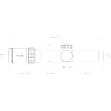 Оптический прицел Hawke Frontier 30 1-6x24 IR (L4a dot) (18400) модель 00012082 от Hawke