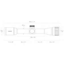 Оптический прицел Hawke Vantage 4x32 AO Mil Dot (14102) модель 00010366 от Hawke