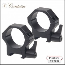 Быстросъемные кольца Contessa на Picatinny D26mm BH26mm (SPP01/D/SR пара) сталь модель 00012301 от Contessa Alessandro