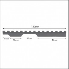 Планка Contessa на Weaver CZ-452/455 (PH28) сталь модель 00010069 от Contessa Alessandro