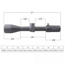 Прицел VectorOptics Marksman 6-24x50 FFP модель st_8900 от Vector Optics