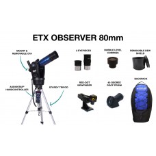 Мобильная обсерватория Meade ETX-80 AT-TC (AudioStar, рюкзак, 2 окуляра, оборачивающая призма) модель TP205002 от Meade