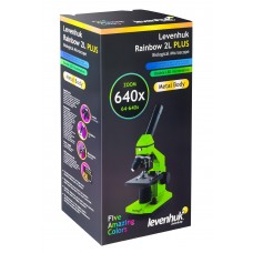Микроскоп Levenhuk Rainbow 2L PLUS Moonstone/Лунный камень модель 69041 от Levenhuk