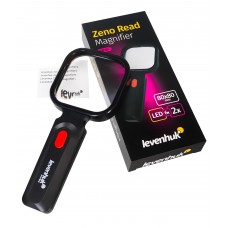 Лупа для чтения Levenhuk Zeno Read ZR10, черная модель 74067 от Levenhuk