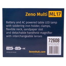 Мультилупа Levenhuk Zeno Multi ML17, черная модель 72608 от Levenhuk