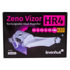 Лупа налобная с аккумулятором Levenhuk Zeno Vizor HR4 модель 72614 от Levenhuk