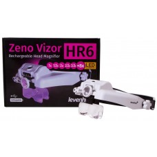 Лупа налобная с аккумулятором Levenhuk Zeno Vizor HR6 модель 72615 от Levenhuk