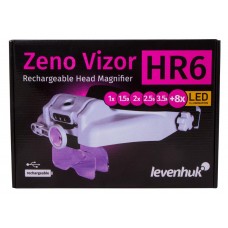 Лупа налобная с аккумулятором Levenhuk Zeno Vizor HR6 модель 72615 от Levenhuk