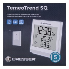Метеостанция Bresser TemeoTrend SQ с радиоуправлением, белая модель 73264 от Bresser