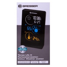 Метеостанция Bresser Temeo Life H с цветным дисплеем, черная модель 73278 от Bresser