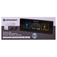 Метеостанция Bresser Temeo Life с цветным дисплеем, черная модель 73279 от Bresser