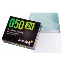 Стекла предметные с двумя лунками Levenhuk G50 2H, 50 шт. модель 73809 от Levenhuk