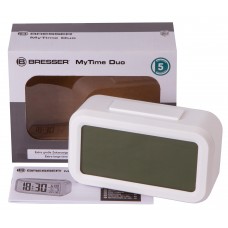 Часы настольные Bresser MyTime Duo LCD, белые модель 74602 от Bresser