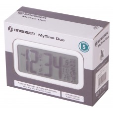 Часы настольные Bresser MyTime Duo LCD, белые модель 74602 от Bresser