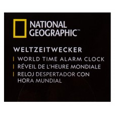 Часы Bresser National Geographic World Time с термометром и фонариком модель 74619 от Bresser