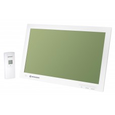Метеостанция (настенные часы) Bresser MyTime Jumbo LCD, белая модель 74647 от Bresser