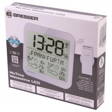 Часы настенные Bresser MyTime Meteotime LCD, белые модель 74649 от Bresser