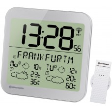 Часы настенные Bresser MyTime Meteotime LCD, белые модель 74649 от Bresser