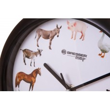 Часы настенные Bresser Junior, 25 см, с животными модель 75315 от Bresser