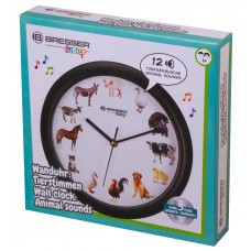 Часы настенные Bresser Junior, 25 см, с животными модель 75315 от Bresser