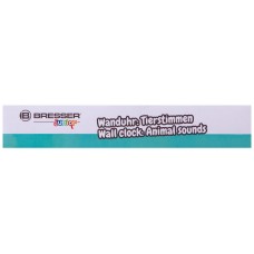 Часы настенные Bresser Junior, 25 см, с животными модель 75315 от Bresser