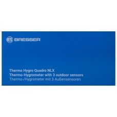 Метеостанция Bresser Thermo Hygro Quadro NLX с тремя датчиками модель 75319 от Bresser