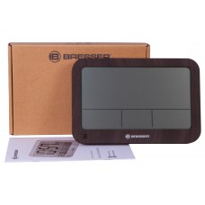 Часы настенные/настольные Bresser MyTime MC LCD в корпусе под дерево модель 75695 от Bresser