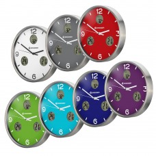 Часы настенные Bresser MyTime io NX Thermo/Hygro, 30 см, зеленые модель 76461 от Bresser