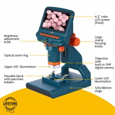Микроскоп цифровой Levenhuk LabZZ DM200 LCD модель 76827 от Levenhuk