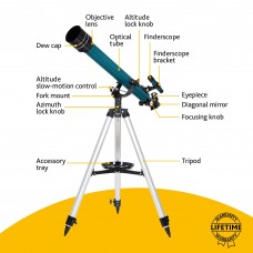 Телескоп Levenhuk LabZZ TK60 с кейсом модель 77112 от Levenhuk