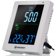 Гигрометр Bresser Air Quality Smile с датчиком CO2, белый модель 78438 от Bresser