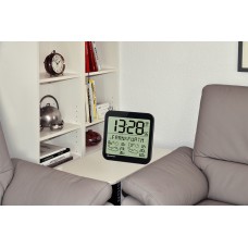 Часы настенные Bresser MyTime Meteotime LCD, черные модель 74648 от Bresser